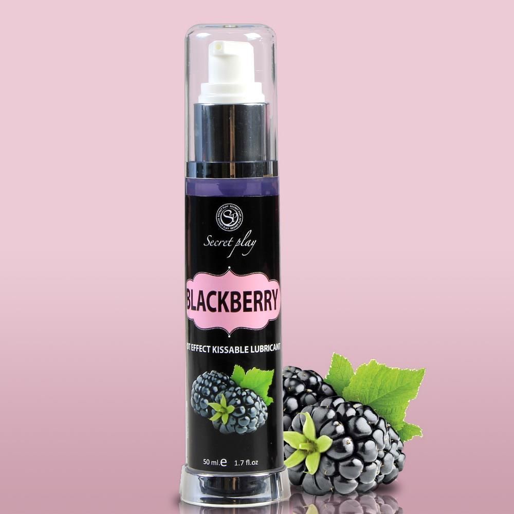 Масажний лубрикант з ефектом зігрівання Secret Play Blackberry - ожина, 50 мл, 50 ml, Ожина