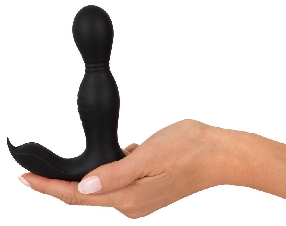 Вибростимулятор простаты с ротацией Rebel RC Butt Plug With 2 Functions, Черный
