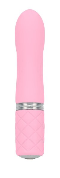 Розкішний вібратор PILLOW TALK - Flirty Pink із кристалом Сваровскі, гнучка головка