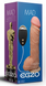 Вибратор на присоске EGZO Ciberskin DVR006 ( 23,5 см х 5 см ), телесный