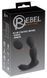 Вибростимулятор простаты с ротацией Rebel RC Butt Plug With 2 Functions, Черный
