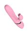 Вибратор с толчками и подогревом Tongue Extension Vibrating, розовый