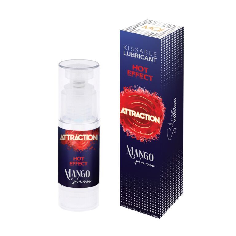 Смазка для орального секса с согревающим эффектом MAI Attraction Heat Mango (50 мл)