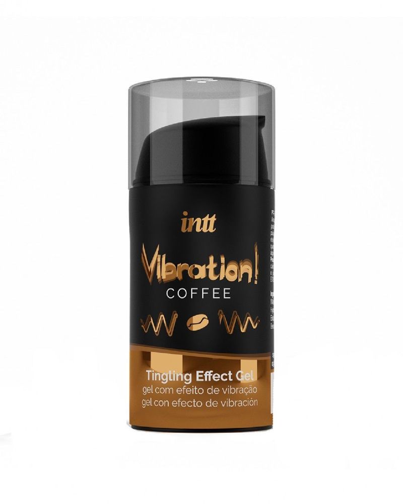 Рідкий вібратор Intt Vibration Coffee EXTRA GREEN 15 мл