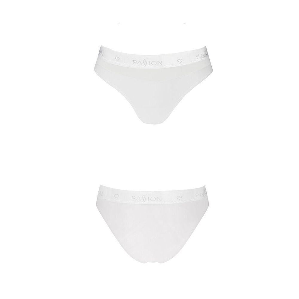 Трусики с прозрачной вставкой Passion PS006 PANTIES white, size S