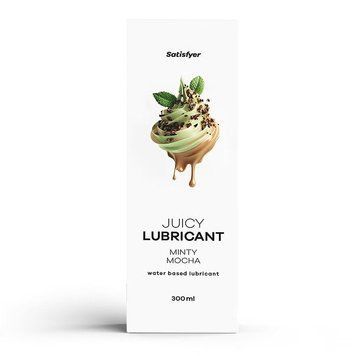 Лубрикант Satisfyer Juicy Lubricant Minty Mocha - мокко та м'ята, 300 мл, 300 ml, Мокко, М'ята