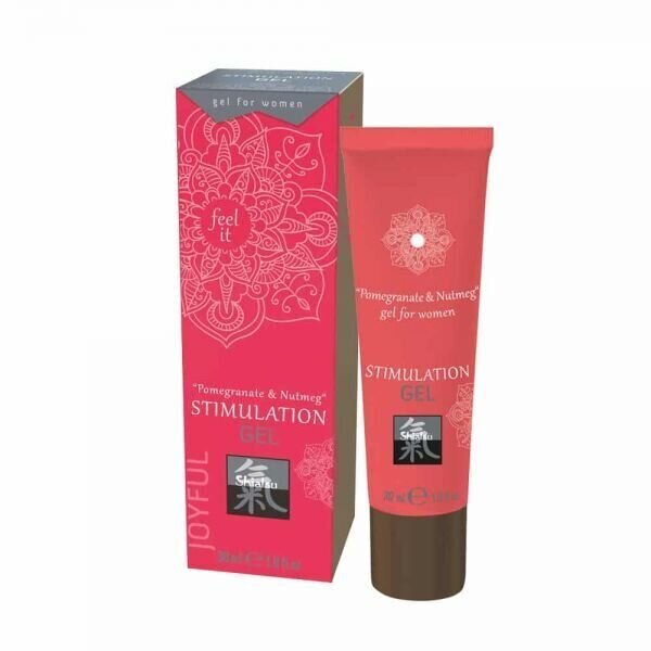 Вагинальный гель для интимной стимуляции Shiatsu Гранат и Мускатный орех (30 ml)