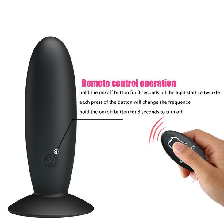 Анальный стимулятор с вибрацией Remote control vibrating plug