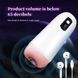 Автоматичний мастурбатор з вібрацією Foxshow Vibrating Masturbation Cup XYM70, WYS-XYM70, Білий