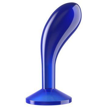 Анальная пробка Flawless Clear Anal Plug 6, синяя, Синий
