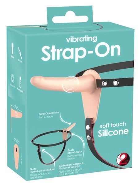 Страпон с вибрацией Vibrating Strap-On