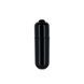 Металева анальна пробка Lux Active з трояндою - Rose Anal Plug - Black, ВІБРОПУЛЯ В ПОДАРУНОК, Черный
