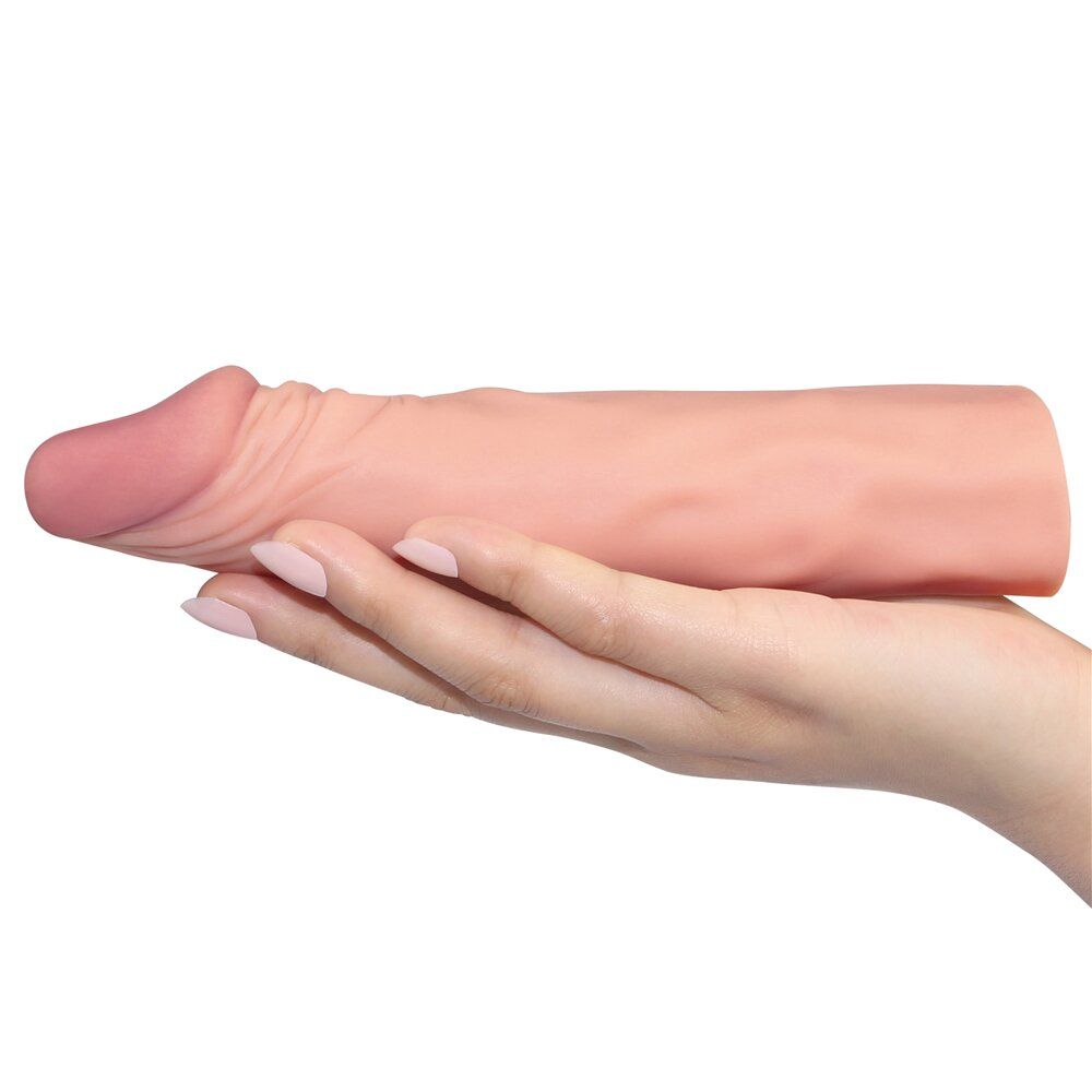 Насадка на пенис - Pleasure X-Tender Penis Sleeve Flesh Add 2"