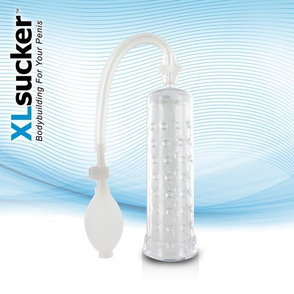 Массажная вакуумная помпа для увеличения пениса XLsucker Penis Pump Transparant