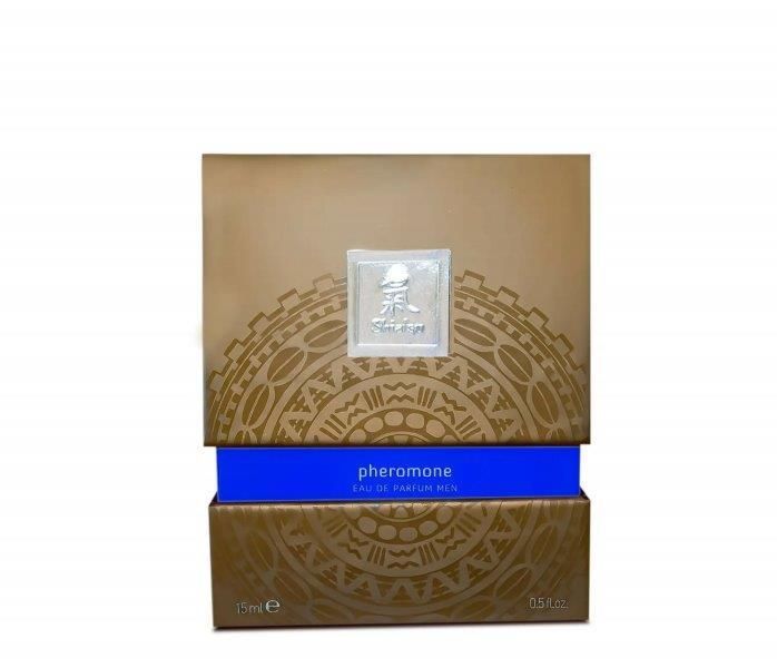 Духи з феромонами чоловічі SHIATSU Pheromone Fragrance men darkblue 15 ml