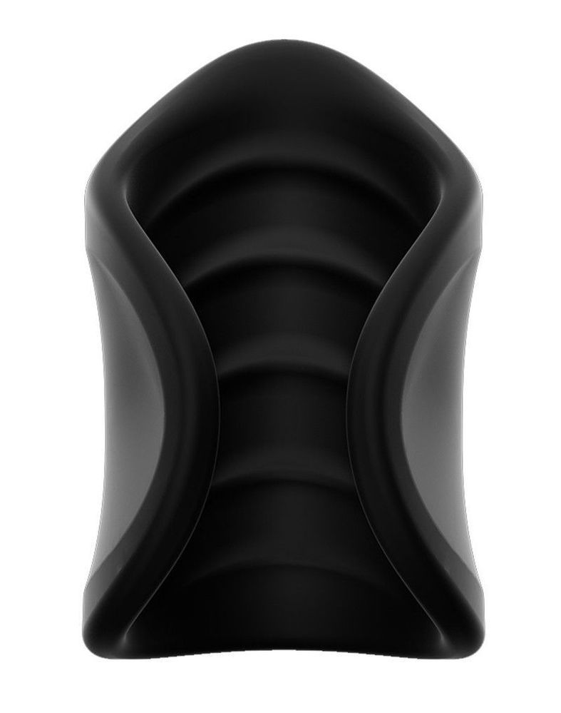 Мастурбатор MAN.WAND STARTER, отлично для пар, регулируемое сжатие, вибро-минет, Черный