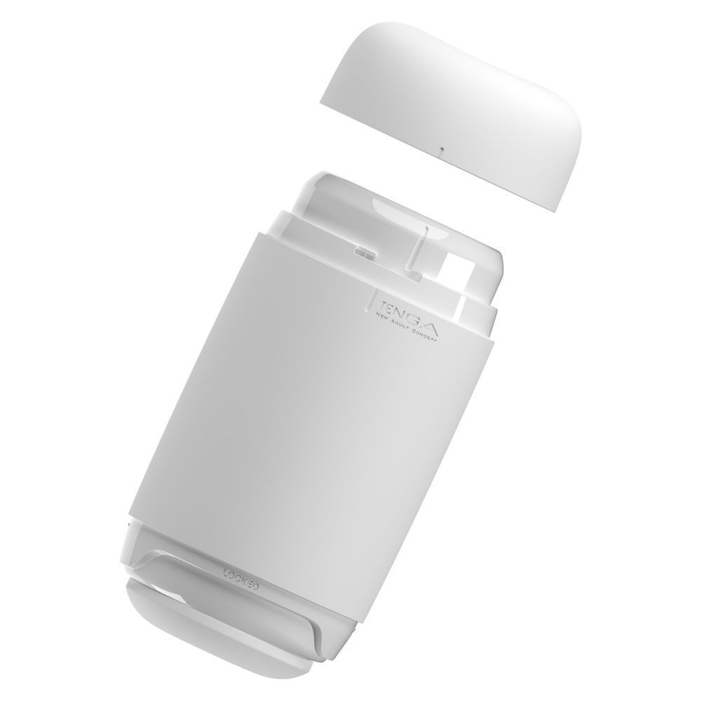 Мастурбатор TENGA PUFFY SUGAR WHITE, ультрам'який матеріал, багаторазовий, наскрізний, Білий