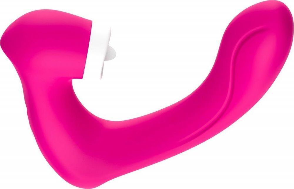 Вибратор Stymulator silicone Rose Red, Розовый