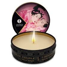 Масажна свічка Shunga Mini Massage Candle Rose Petal з запахом троянди