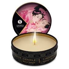 Массажная свеча Shunga Mini Massage Candle Rose Petal с запахом розы