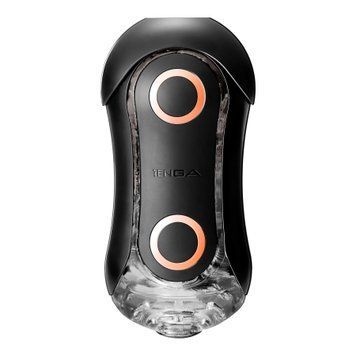 Мастурбатор Tenga FLIP ORB STRONG - Orange Crash, Черный