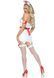 Виниловый костюм медсестры Leg Avenue Vinyl ER Hottie XS, платье, фартук, манжета, головной убор
