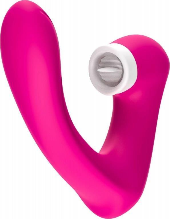 Вибратор Stymulator silicone Rose Red, Розовый