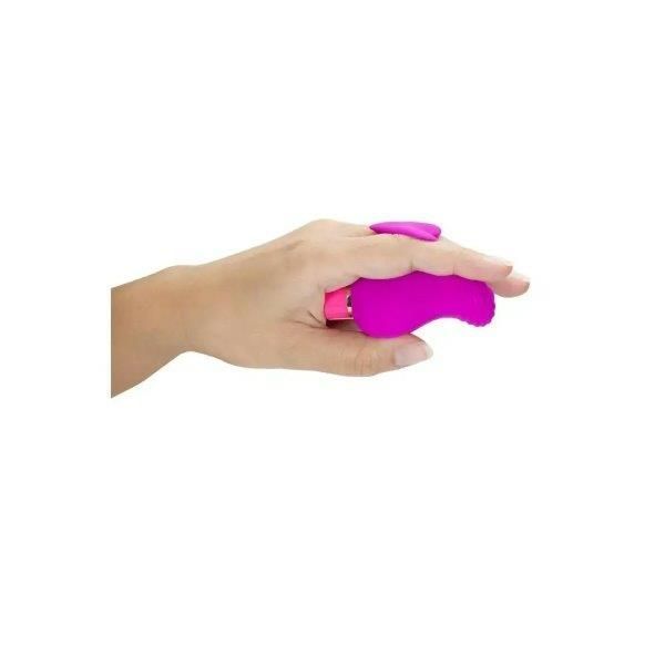 Вибратор на палец Blush Aria Erotic AF, розовый, Розовый