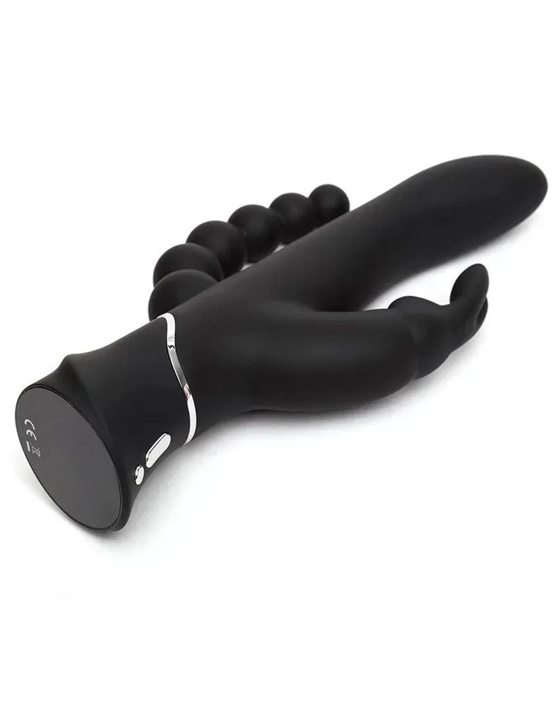 Тройной вибратор Happy Rabbit Triple Vibrator, Черный