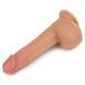 Вібратор з ротацією та підігрівом Dual-Layered Silicone Nature Cock Anthony 8.5, тілесний, тілесний