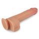 Вібратор з ротацією та підігрівом Dual-Layered Silicone Nature Cock Anthony 8.5, тілесний, тілесний