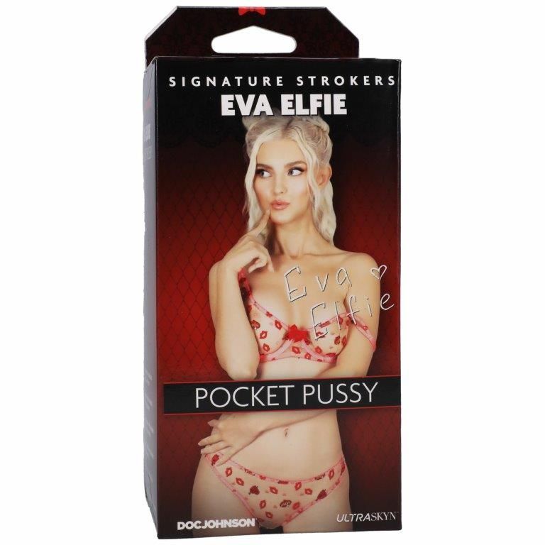 Искусственная вагина Signature Strokers Eva Elfie Pocket Pussy, телесная, телесный