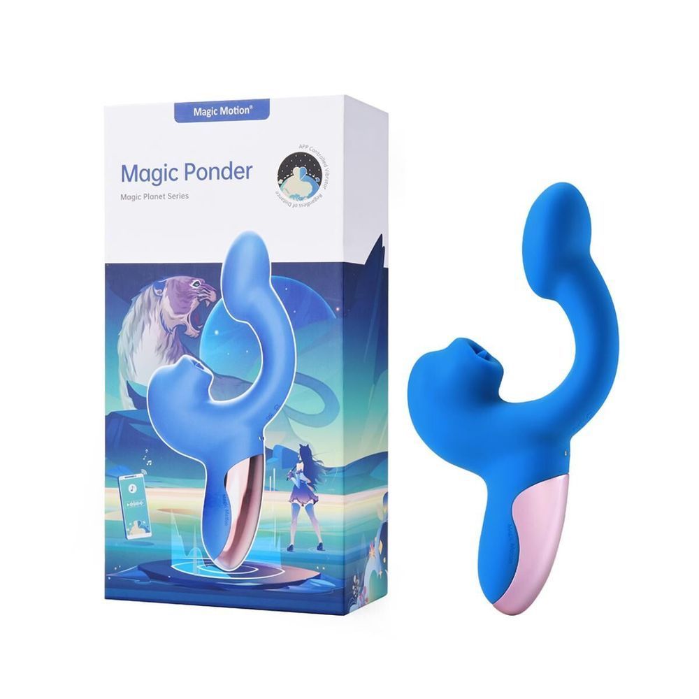 Смарт-вибратор Magic Motion Ponder Blue, Синий