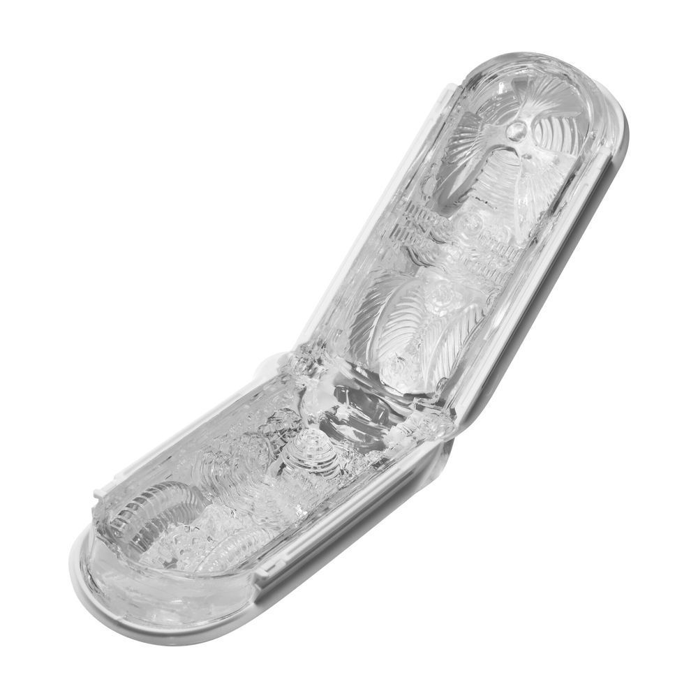 Мастурбатор Tenga Flip Zero GRAVITY White, изменяемая интенсивность стимуляции, раскладной, Белый