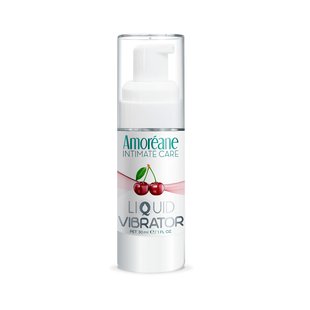 Жидкий вибратор Amoreane Med Liquid Vibrator Cherry 30 мл