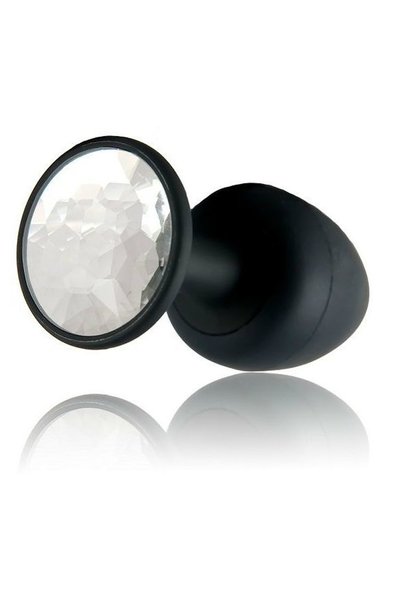 Анальна пробка Dorcel Geisha Plug Diamond L із кулькою всередині, створює вібрації, макс. діаметр 4см