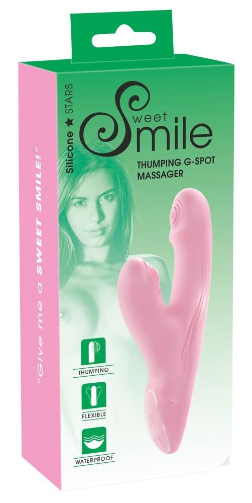 Пульсатор Sweet Smile Thumping G-Spot Massager, рожевий