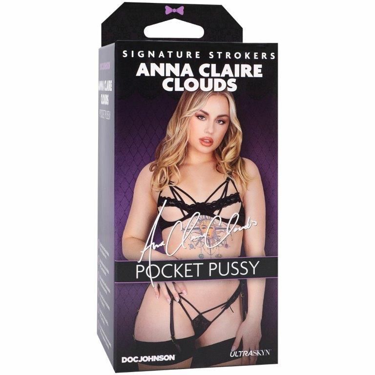 Штучна вагіна Signature Strokers Anna Claire Clouds Pocket Pussy, тілесна, тілесний