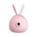 Вакуумный клиторальный стимулятор кролик с вибрацией KisToy Miss KK Pink