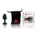 Анальна пробка Dorcel Geisha Plug Diamond L із кулькою всередині, створює вібрації, макс. діаметр 4см, Черный