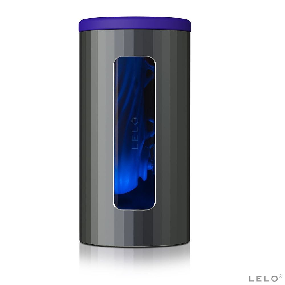 Смарт мастурбатор LELO F1S V2 Blue, вибрации, технология SENSONIC, игра в приложении
