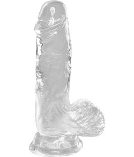 Фаллоимитатор на присоске King Cock Clear 5" Cock with Balls от Pipedream