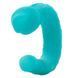 Двухконечный фаллоимитатор Silicone Double Dong AC DC Dong, бирюзовый, Бирюзовый