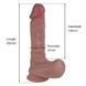 Фаллоимитатор Natural Play Silicone Dildo D2, телесный