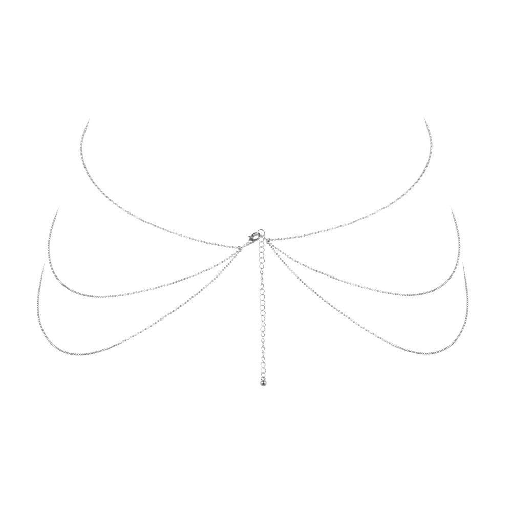 Ланцюжок для тіла Bijoux Indiscrets Magnifique 8 Body Chain &mdash; Silver