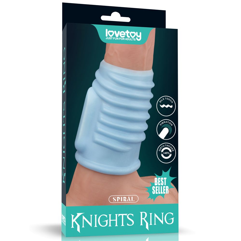 Насадка на член - Vibrating Spiral Knights Ring