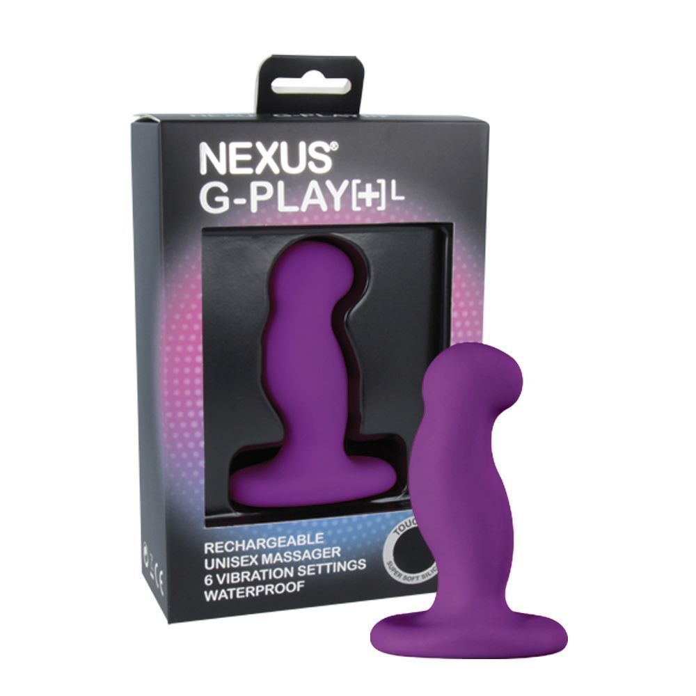 Вібромасажер простати Nexus G-Play Plus L Purple, макс діаметр 3,5см, перезаряджається