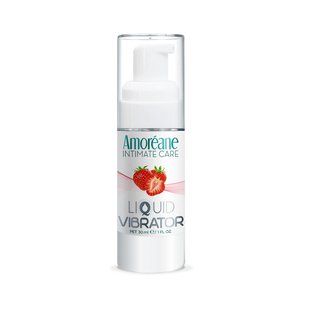 Жидкий вибратор Amoreane Med Liquid Vibrator Strawberry 30 мл