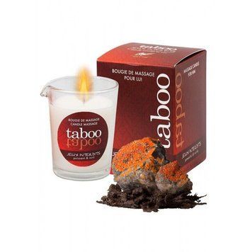 Масажна свічка для чоловіків TABOO Jeux interdits