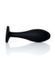 Анальная пробка - Jewellery Silicone Black Plug M Clear, Черный